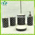 Elegant design quality marble bathroom accessory set